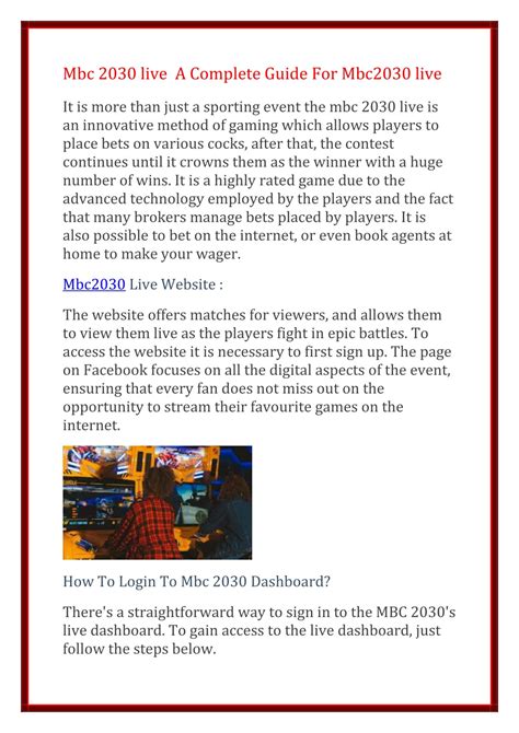 mbc2030|The Challenges Of Mbc2030: A Review .